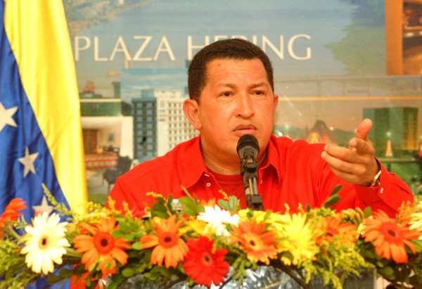Hugo Chávez durante o FSM 2005 | Foto: Repositório FSM