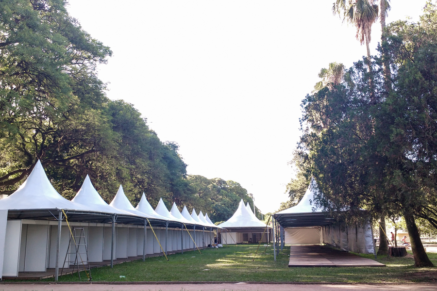 Parte das atividades ocorrerá em tendas instaladas no Parque a Redenção| Foto: Guilherme Santos/Sul21