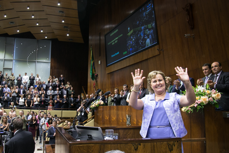 Ao 52 anos, a deputada Silvana Covatti assumi a presidência do parlamento por um ano|Foto: Guilherme Santos/Sul21