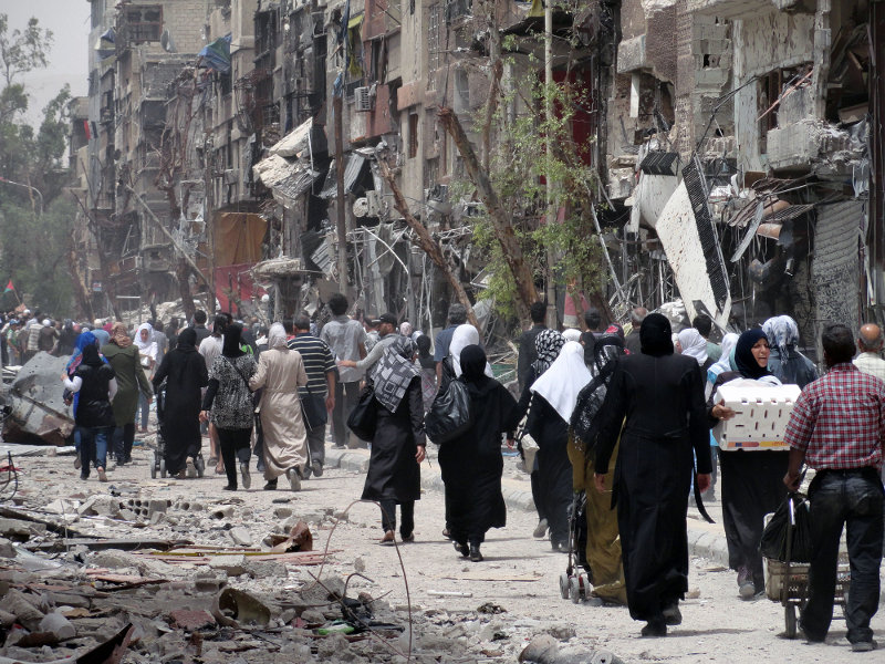 Milhares de pessoas são obrigadas a abandonar cidades devastadas pela guerra na Síria. (Foto: UNRWA/Nações Unidas)