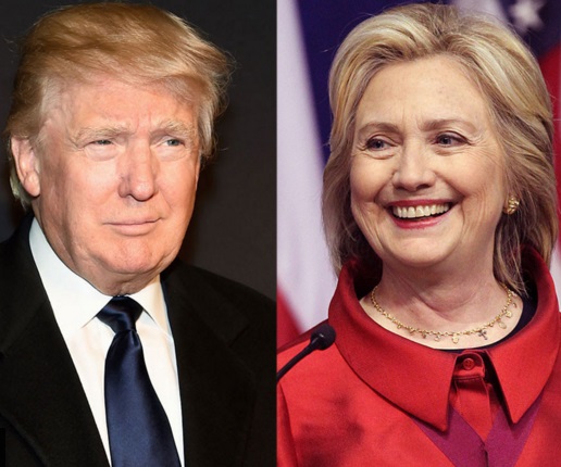 Donald Trump (esq.) e Hillary Clinton venceram na maioria dos Estados em disputa na Super Terça | Foto: Reprodução