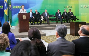 Dilma: 'Nenhum governo travou um enfrentamento à corrupção tão duro quanto o meu'. ROBERTO STUCKERT FILHO/PR 