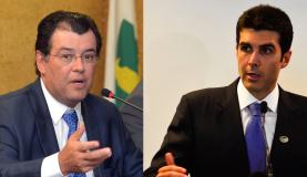 Ministros Eduardo Braga e Helder Barbalho, do PMDB, pedem demissão. Arquivo/Agência Brasil 