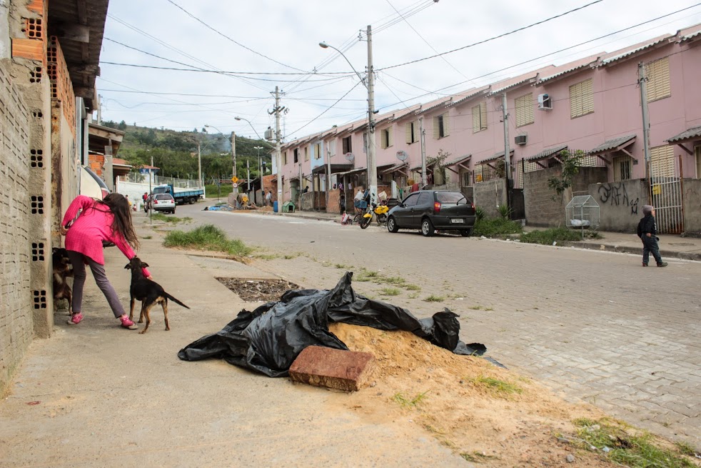 Em 2011, a Vila Chocolatão foi removida para um loteamento 15km mais longe | Foto: Yamini Benites