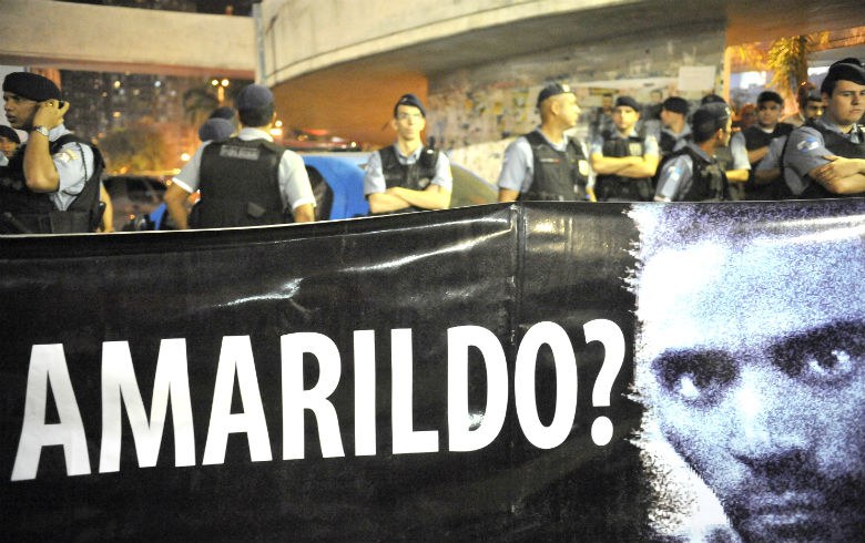 Após o desaparecimento de Amarildo, protesto uniu a Rocinha contra a violência policial (Fernando Frazão/ABr )