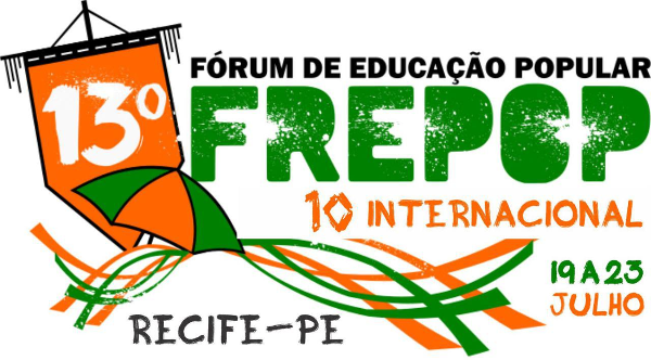 Fórum de Educação Popular, que está acontecendo em Recife, com centenas de participantes, especialmente jovens. 