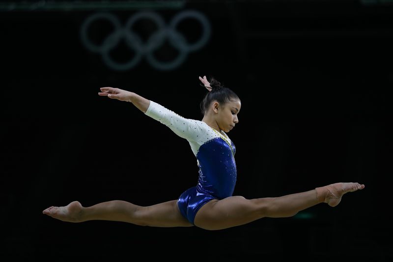 Treinamento da seleção olímpica de ginástica artística. Foto: Fernando Frazão/Agência Brasil