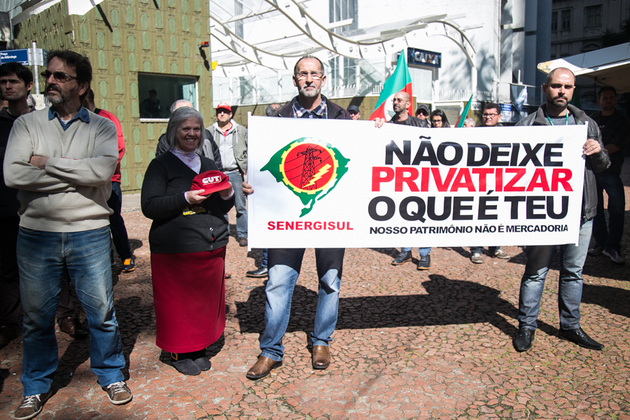 Sindicatos anunciaram unidade para enfrentar agenda de privatizações no Estado. (Foto: Maia Rubim/Sul21)