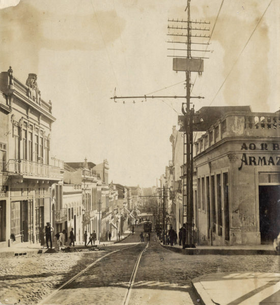 Rua dos Andradas com Senhor dos Passos em 1910 | Foto: Fototeca Sioma Breitman