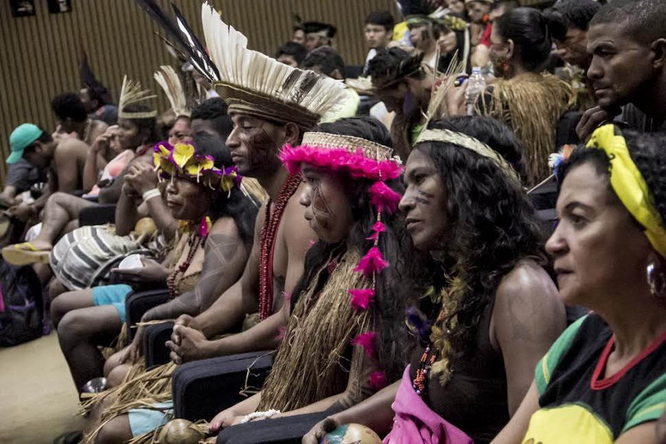 Povos indígenas participam da audiência e denunciam a violência do Estado e a ofensiva do capital sobre seus territórios. (Foto: Mídia Ninja)