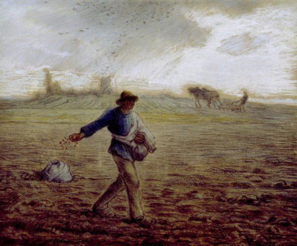"O Semeador", pintura de Jean François Millet. (Reprodução)
