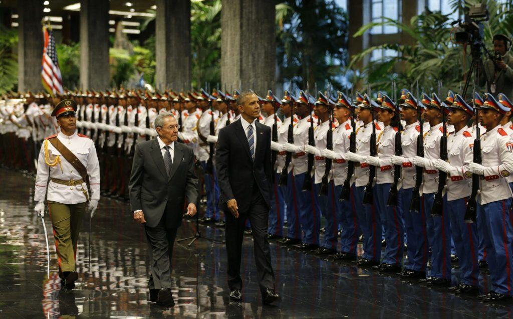 Em março de 2016, durante sua visita a Cuba, Obama classificou a política de bloqueio como “obsoleta” e voltou a defender o seu término. (Foto: Ismael Francisco/Cubadebate)