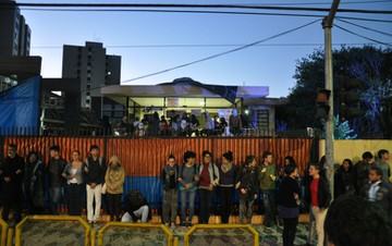 Estudantes pedem que apoiadores se dirijam para escolas para evitar ações truculentas | Foto: Frédi Vasconcelos