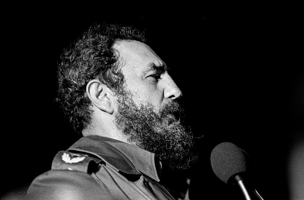 Fidel Castro em Havana, 1978. Foto: Marcelo Montecino/ Flickr