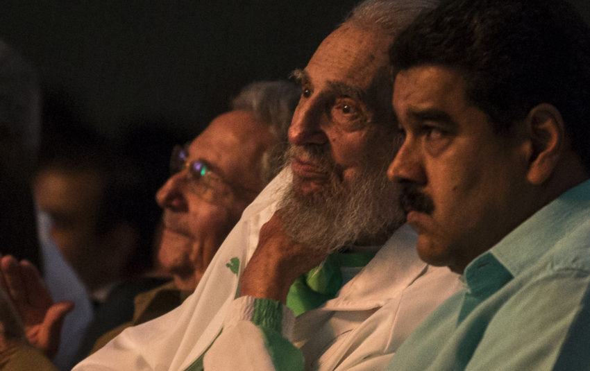 Raúl Castro, Fidel Castro e Nicolás Maduro. Foto: Ismael Francisco/ Cubadebate 
