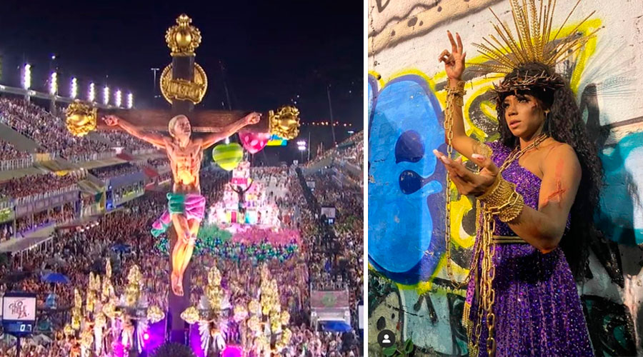 Resultado de imagem para Carnaval 2020: Mangueira leva “Jesus da gente” índio, negro e mulher para Sapucaí